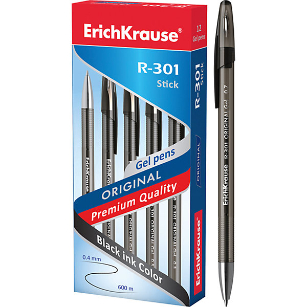 

Ручка гелевая R-301 ORIGINAL Gel 0.5, 12 шт., Erich Krause