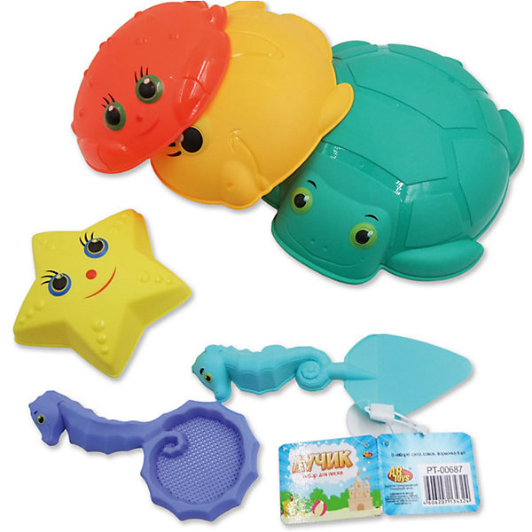 

Набор для песка ABtoys Лучик, 6 предметов