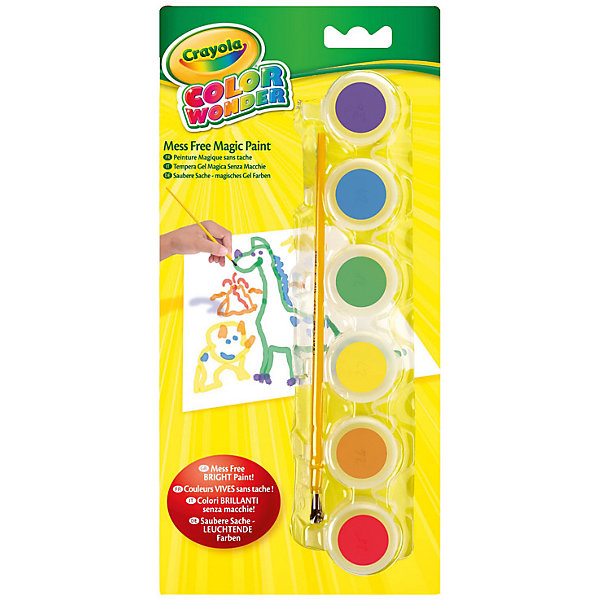 Crayola Краски, 6 цветов, Crayola