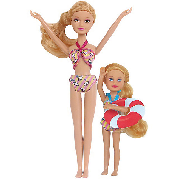 Набор из 2-х кукол На пляже, 22,5 см, 14 Defa Lucy 5581297