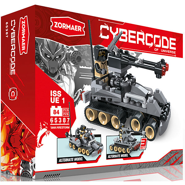 

Конструктор "Tank Firestorm", 84 детали, Zormaer