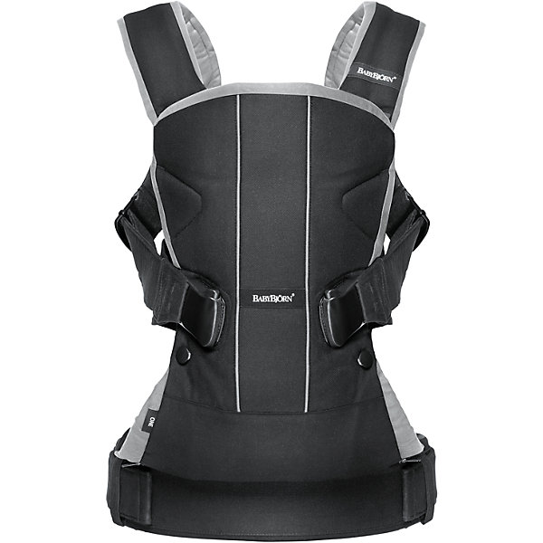 

Рюкзак One Soft Cotton Mix Limited edition, BabyBjorn, черный с серым