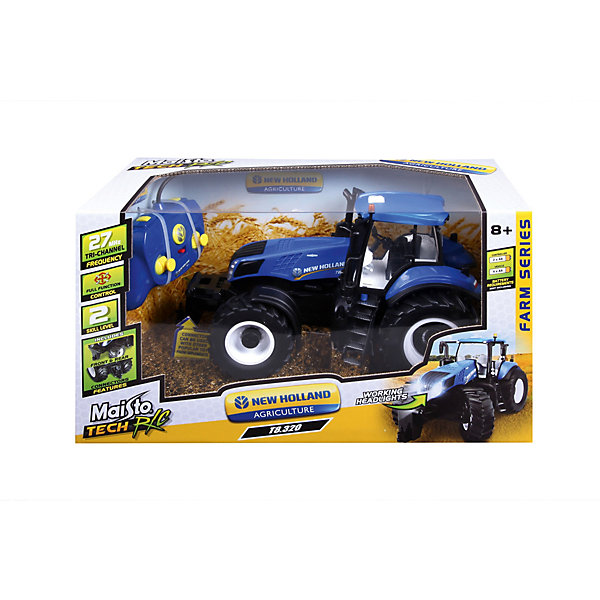 

Радиоуправляемый трактор Maisto Farm tractor, 1:16, свет