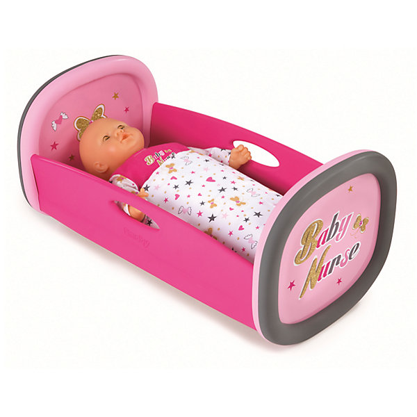 Smoby Колыбель для пупса Baby Nurse, 28,5x52x26 см, Smoby