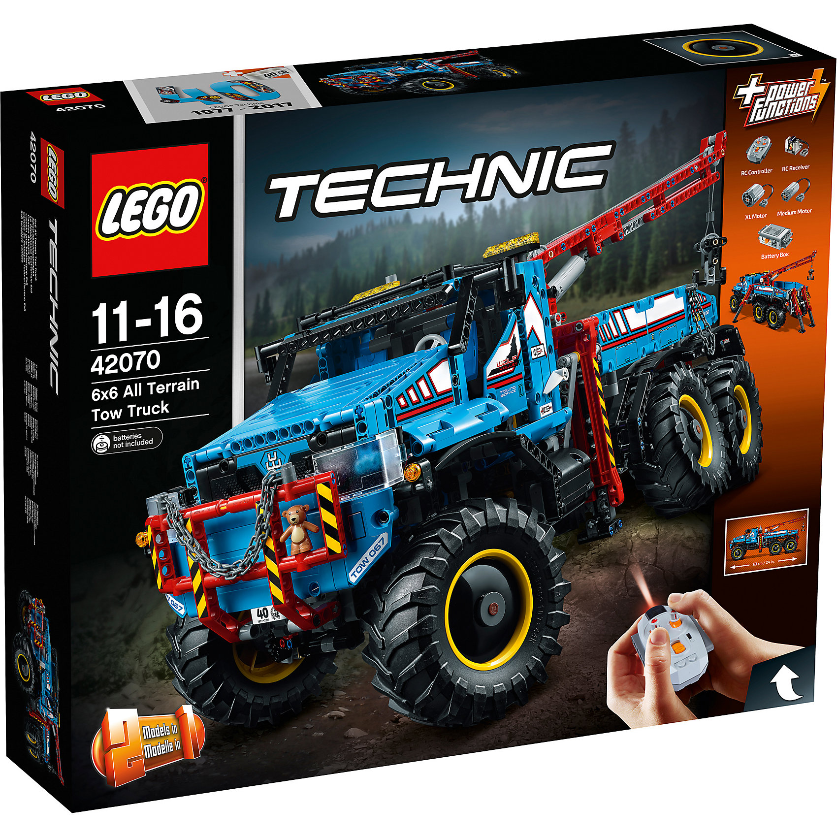 фото LEGO Technic 42070: Аварийный внедорожник 6х6