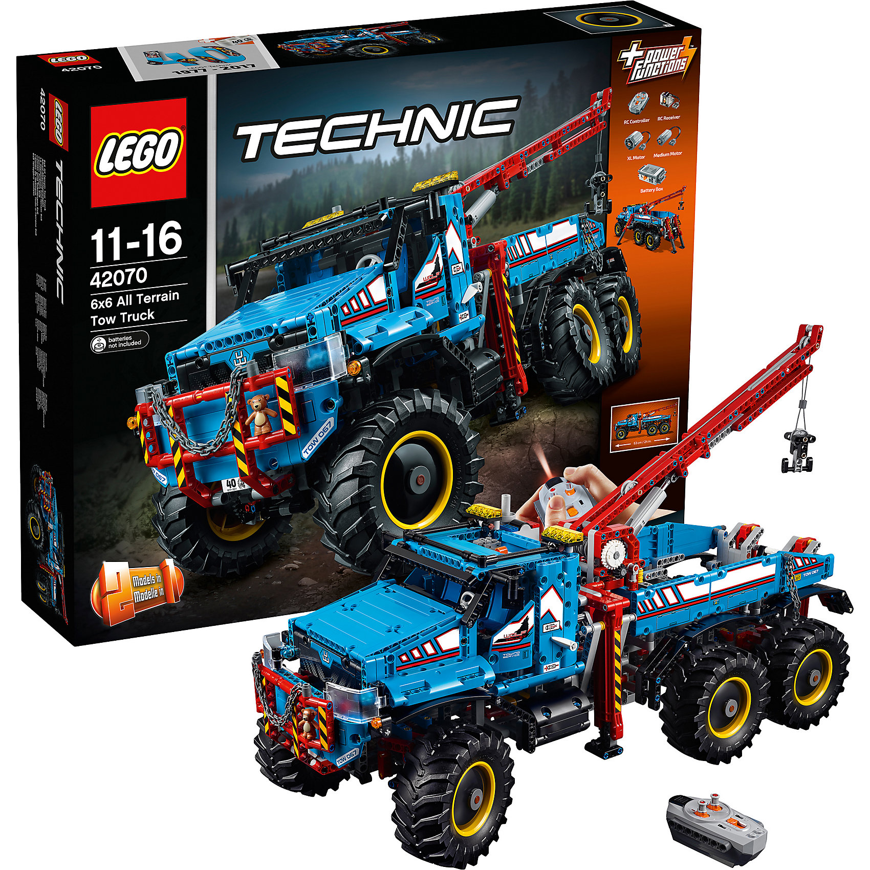 фото LEGO Technic 42070: Аварийный внедорожник 6х6