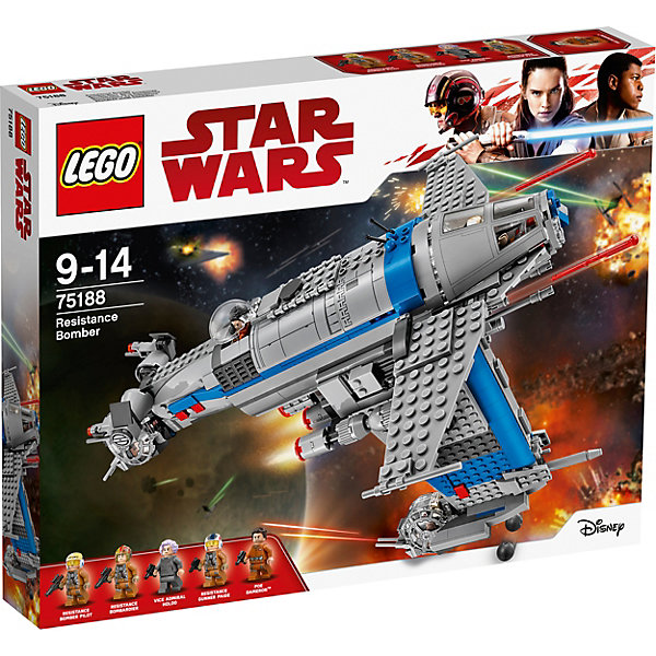 

LEGO STAR WARS 75188: Бомбардировщик Сопротивления