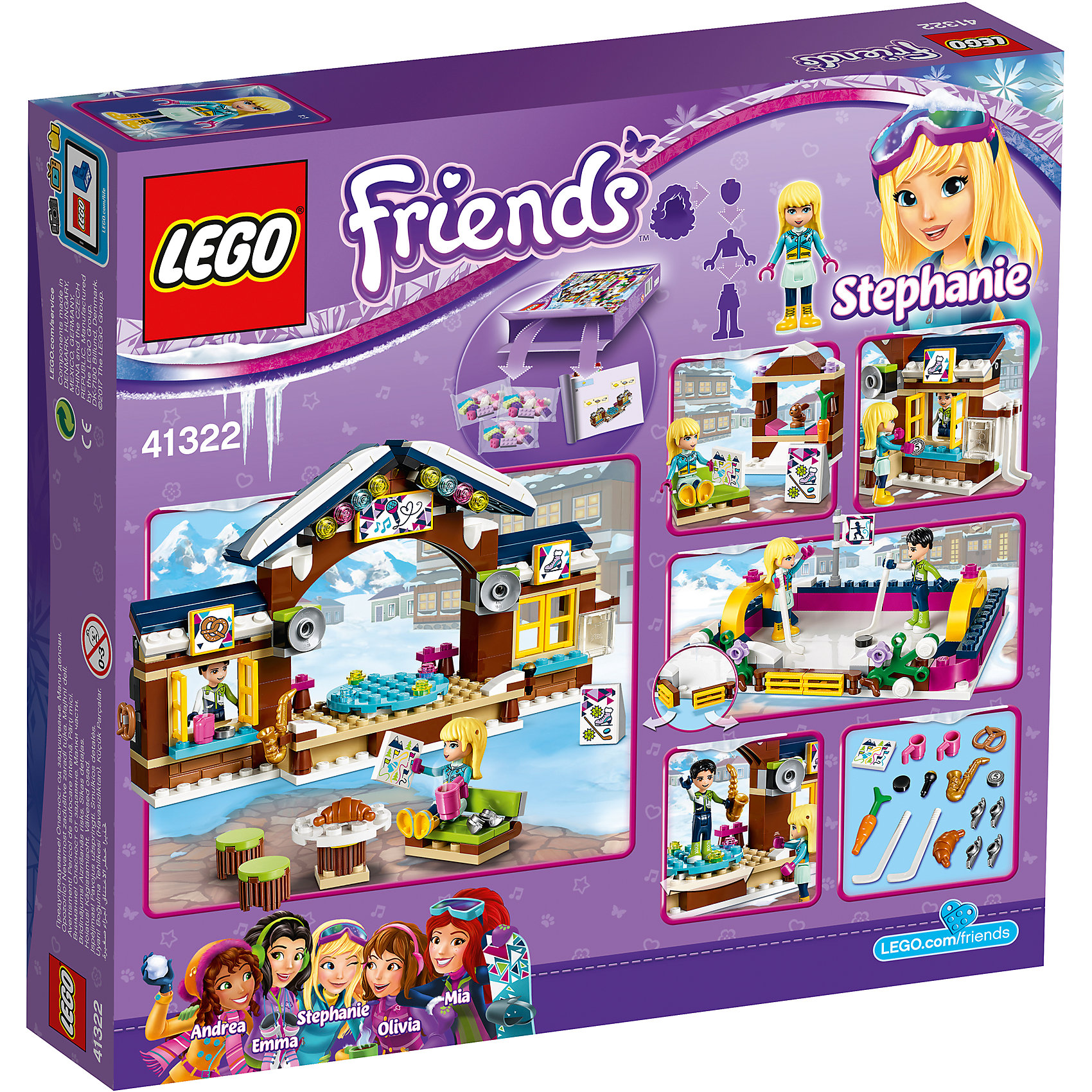 фото LEGO Friends 41322: Горнолыжный курорт: каток