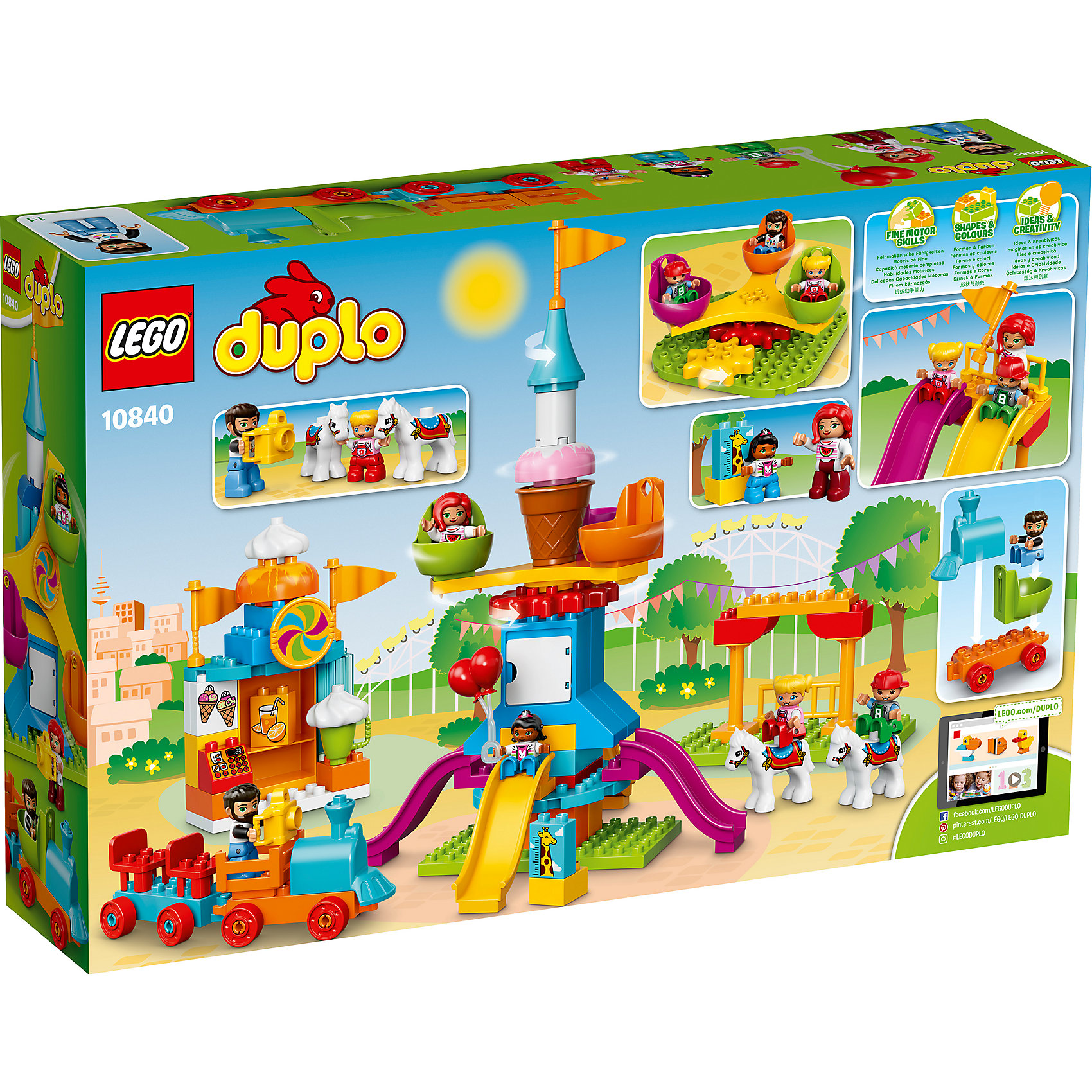 фото LEGO DUPLO 10840: Большой парк аттракционов