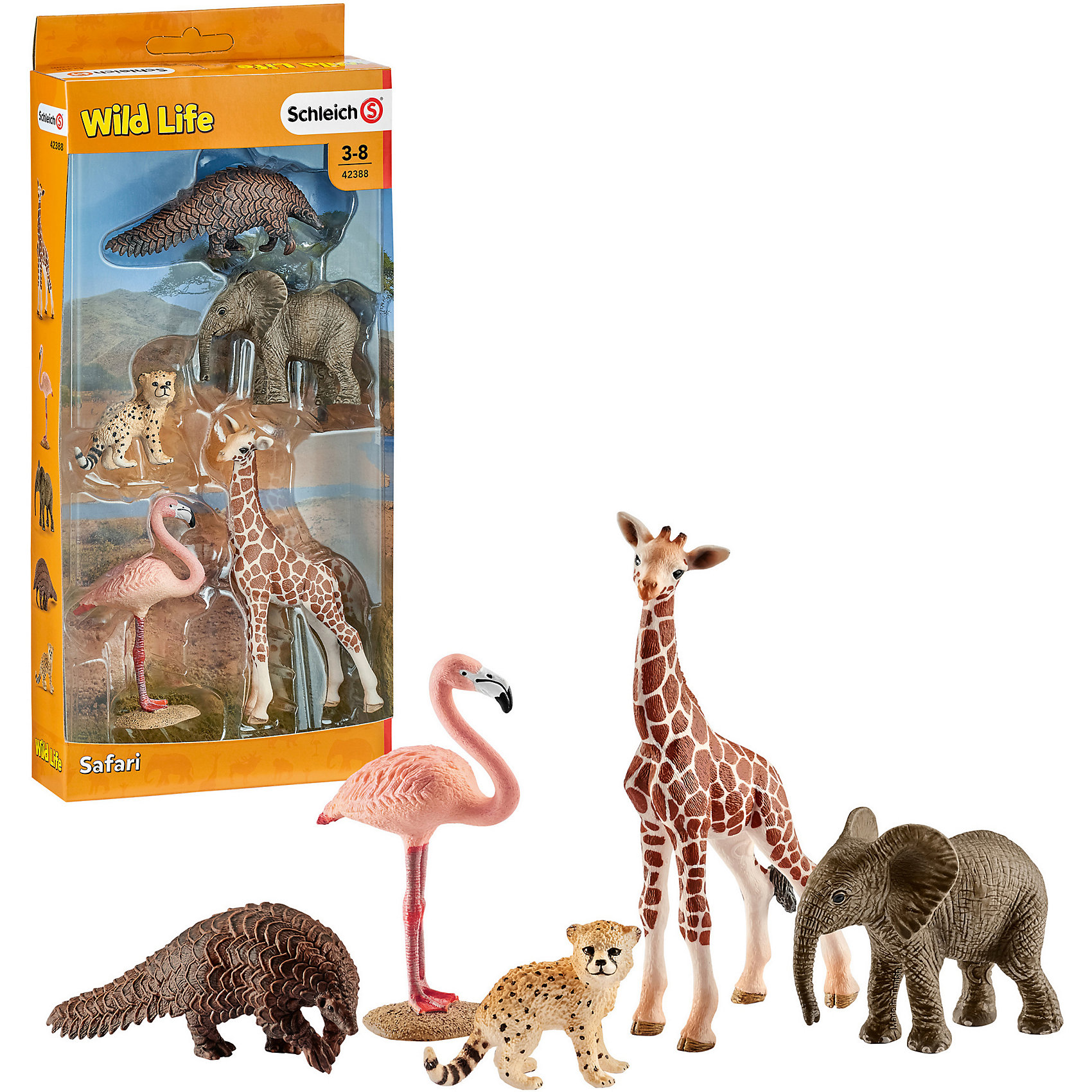 фото Коллекционный набор фигурок Schleich "Дикие животные" Животные дикой природы