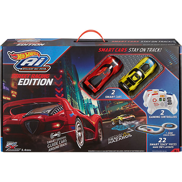 

Автотрек Hot Wheels "Умная трасса" с р/у машинками версия 2:0, Стрит рейсинг