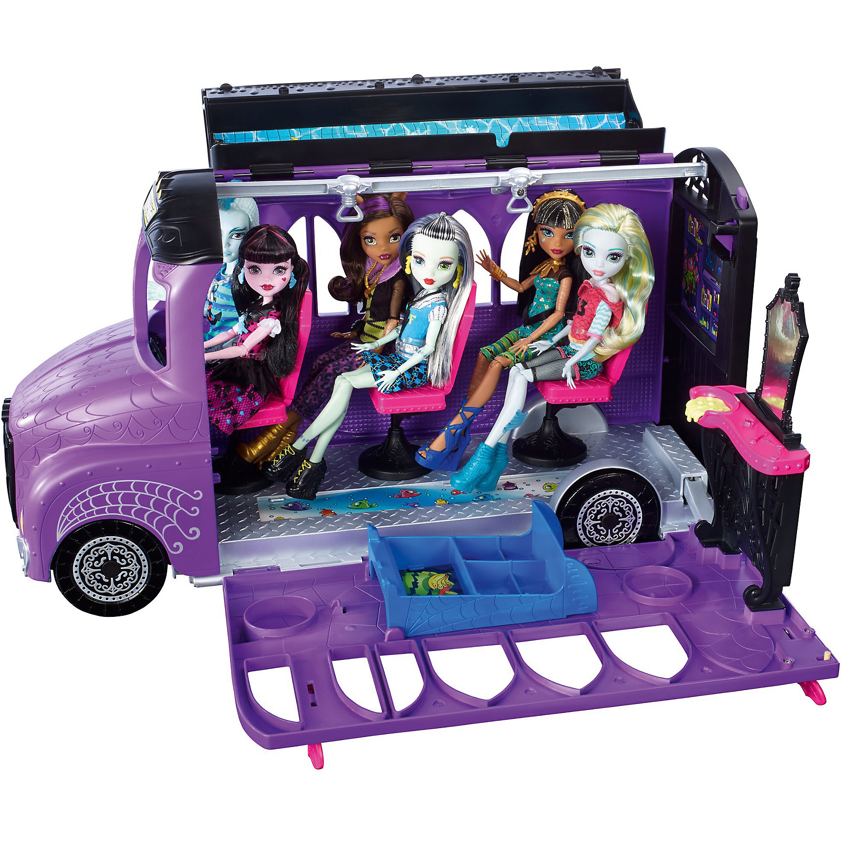 фото Игровой набор monster high «школьный автобус» Mattel