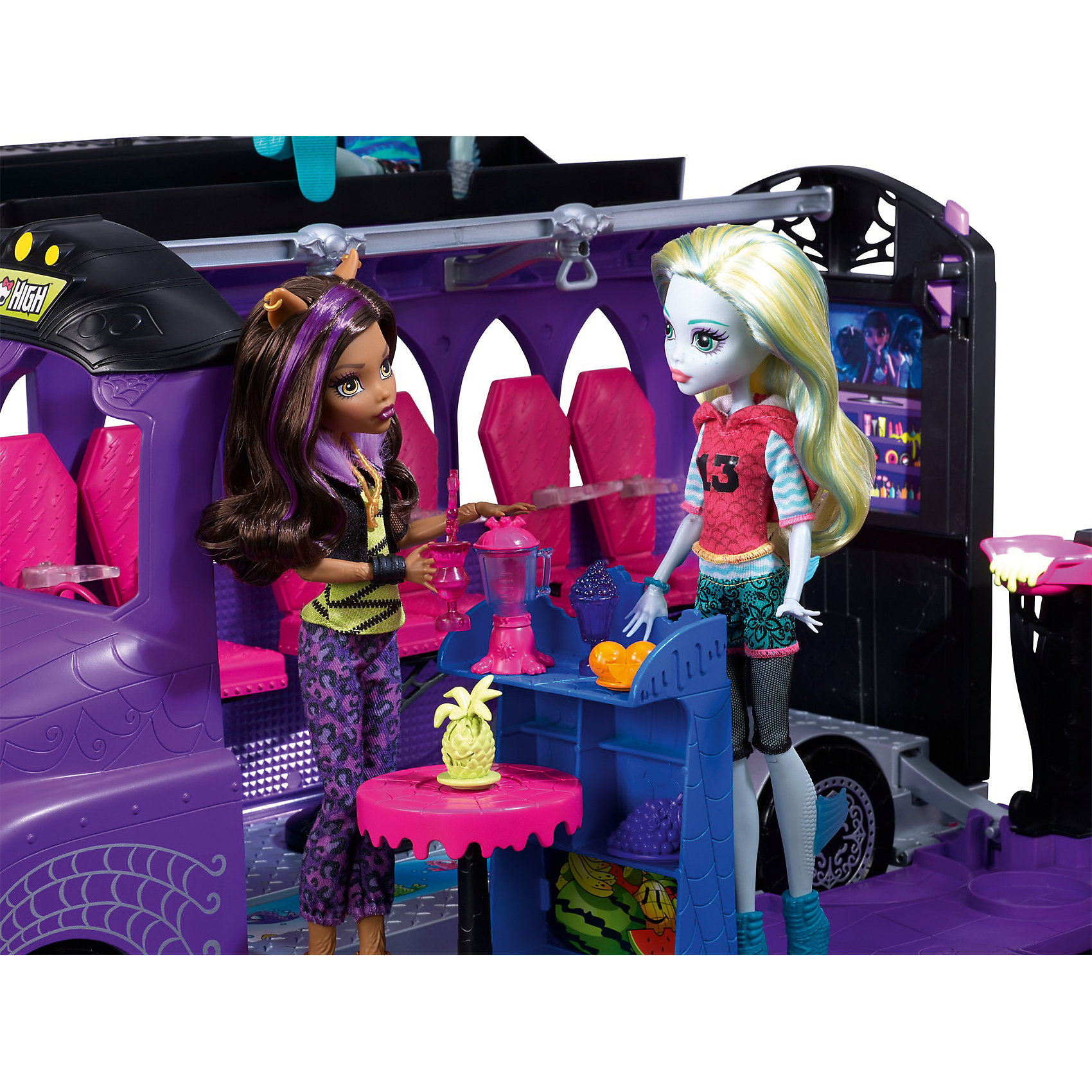 фото Игровой набор monster high «школьный автобус» Mattel