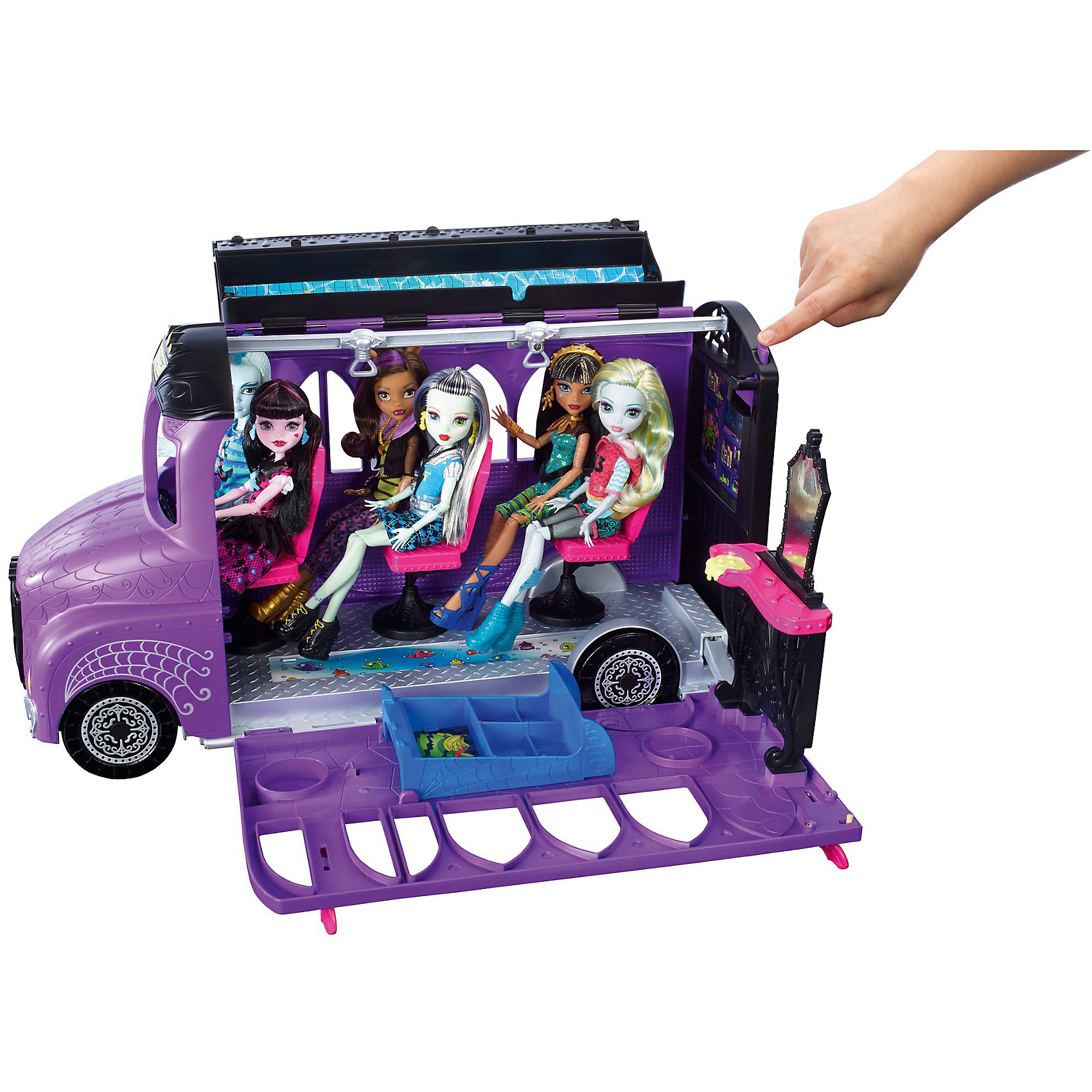 фото Игровой набор monster high «школьный автобус» Mattel