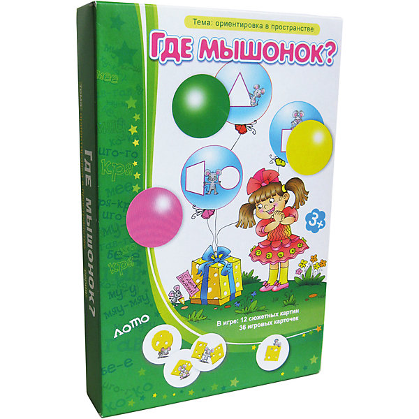 

Обучающее лото Игротека Татьяны Барчан "Где мышонок"