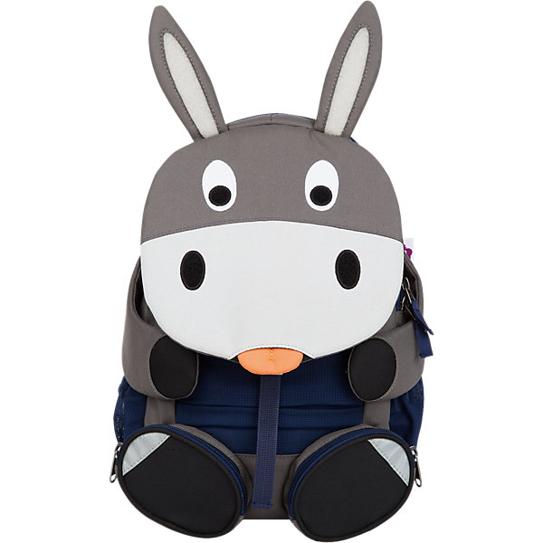 

Рюкзак детский Affenzahn Don Donkey, основной цвет серый