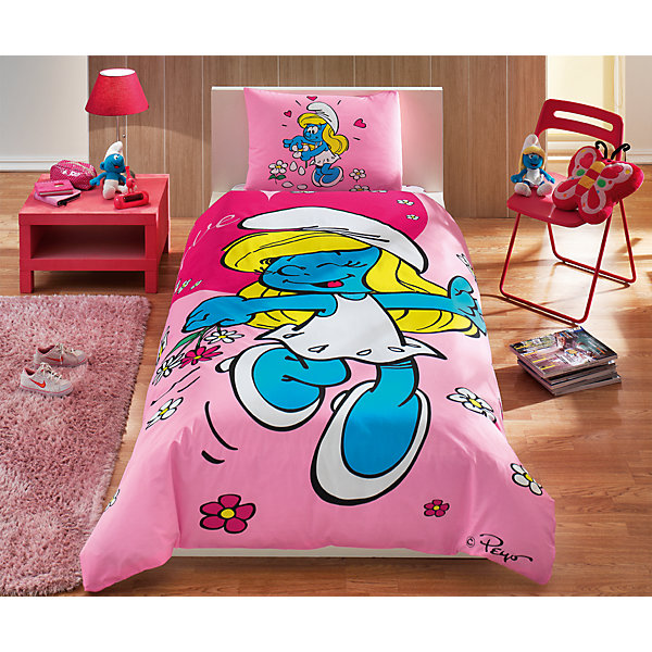 

Детское постельное белье 1,5 сп. TAC, "Smurfs" Sirine