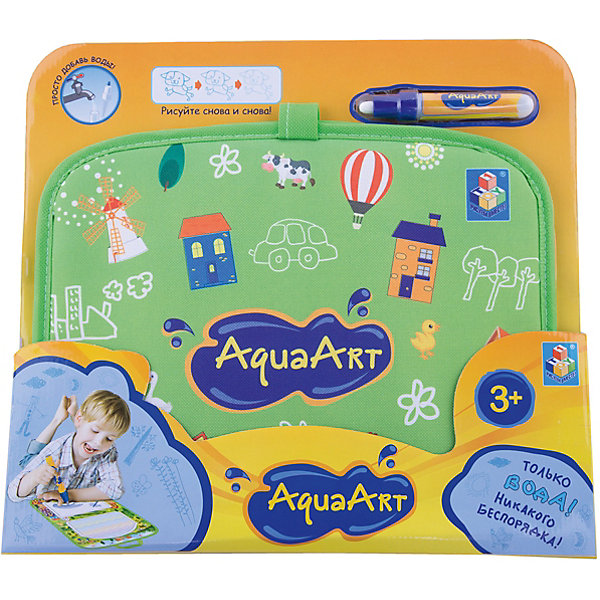 

Коврик для рисования, зеленый, 1toy AquaArt