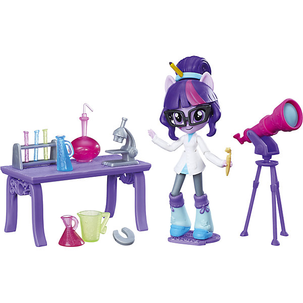 

Набор с мини-куклой Equestria Girls, Лаборатория Твайлайт Спаркл (Искорка)