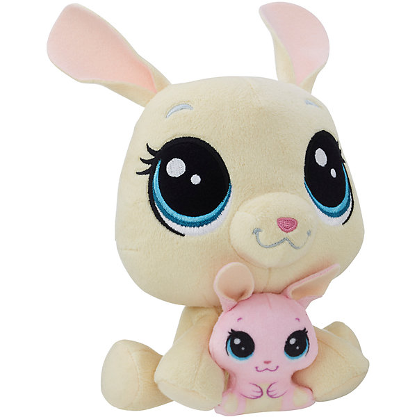 Мягкая игрушка Littlest Pet Shop Плюшевые парочки Vanilla Velvetears и Bijou Velvetears, 16 см Hasbro 6861709