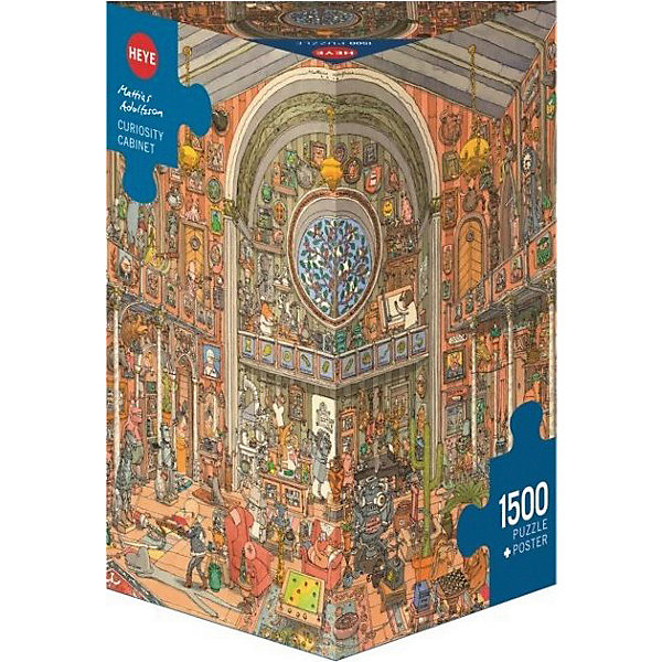 

Пазлы "Кабинет для любознательных", 1500 деталей, Heye