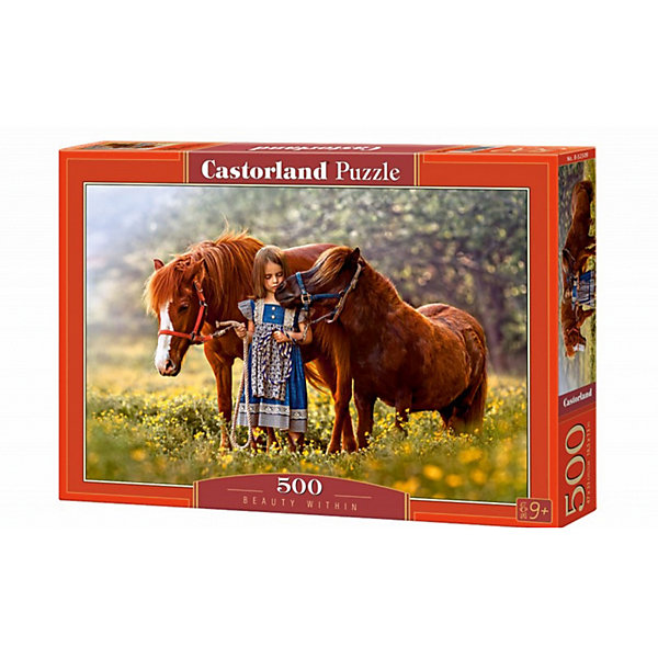 

Пазлы "Лошади", 500 деталей, Castorland