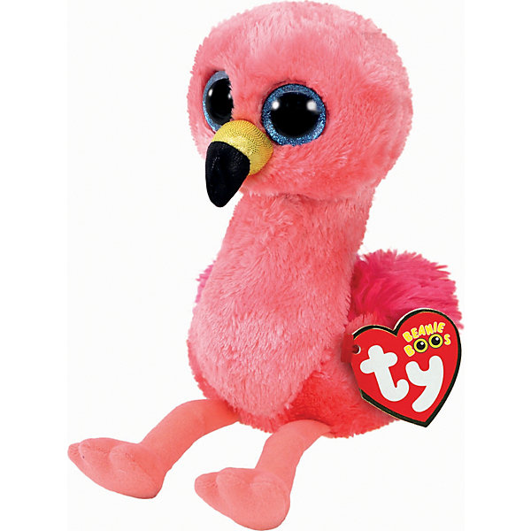 Мягкая игрушка Розовый фламинго, 15 см TY 6881883