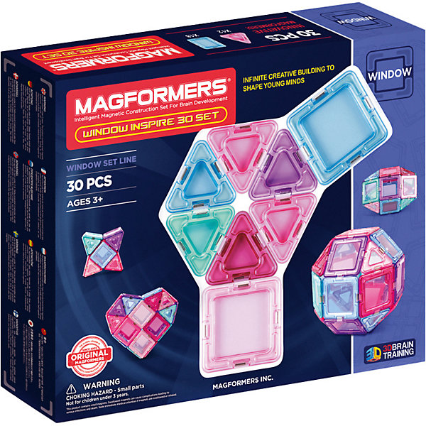 фото Магнитный конструктор 714004 Window Inspire 30 set, MAGFORMERS