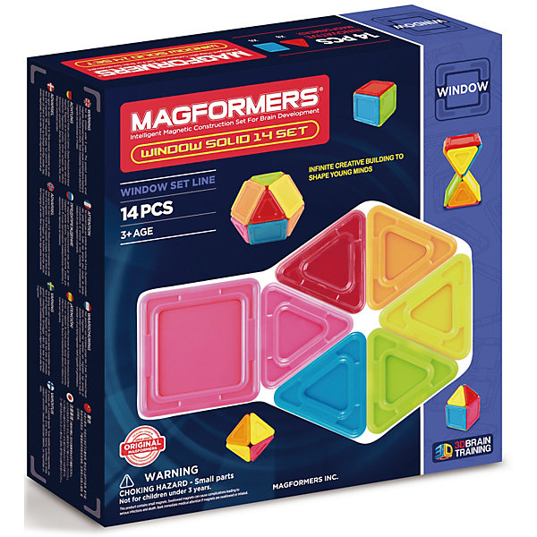 

Магнитный конструктор 714005 Window Solid 14 set, MAGFORMERS