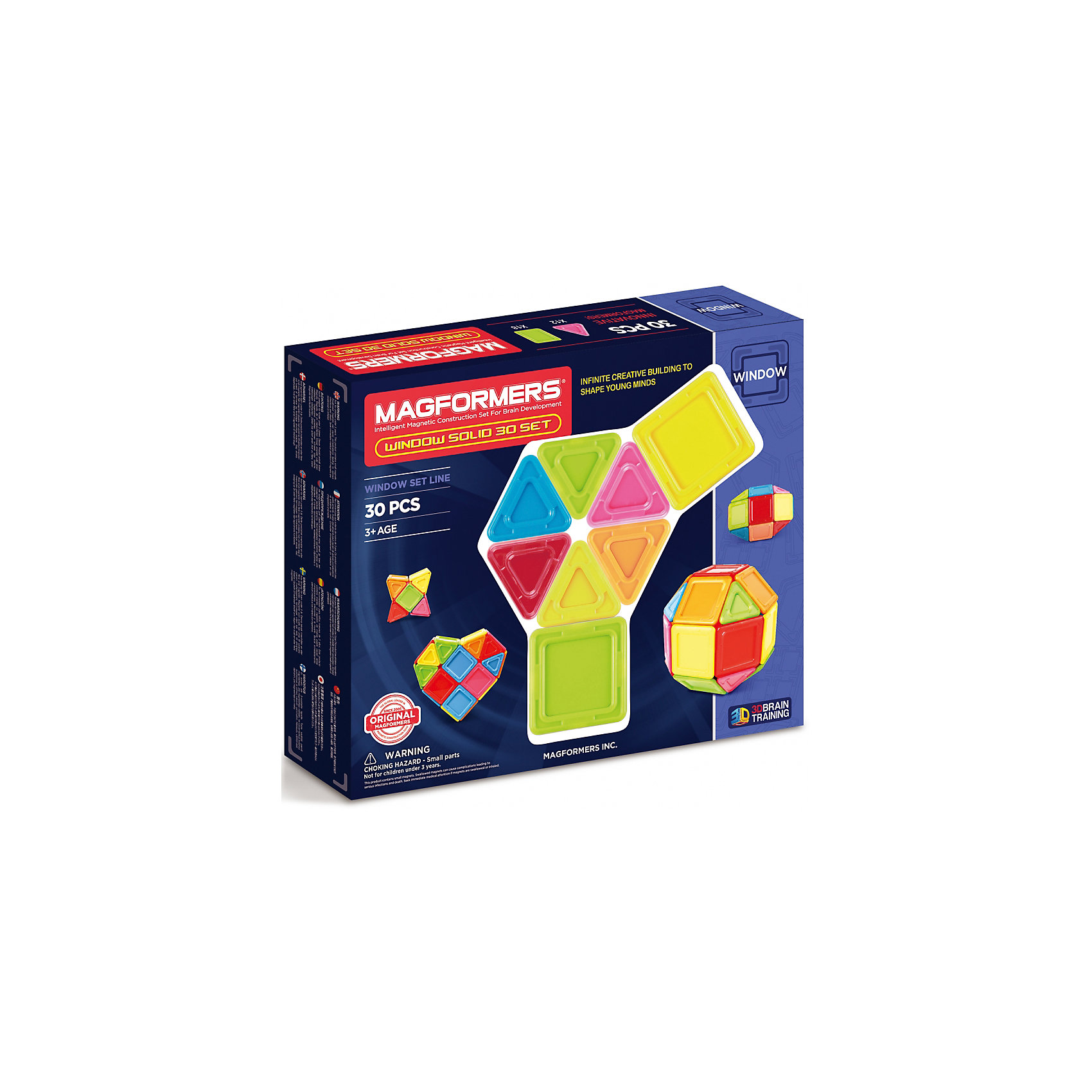 Магнитный конструктор 714006 Window Solid 30 set, Magformers 6881959