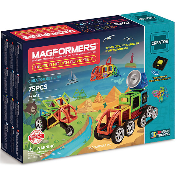 

Магнитный конструктор 703013 Adventure World set, MAGFORMERS