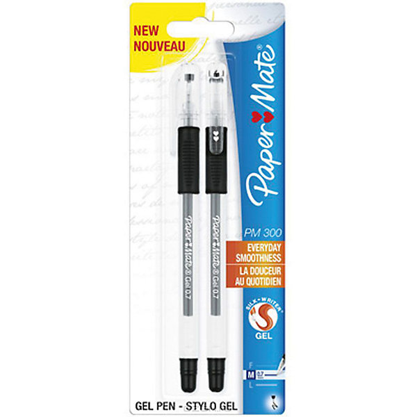 

Ручка гелевая Paper mate "PM 300" 2 шт, черная