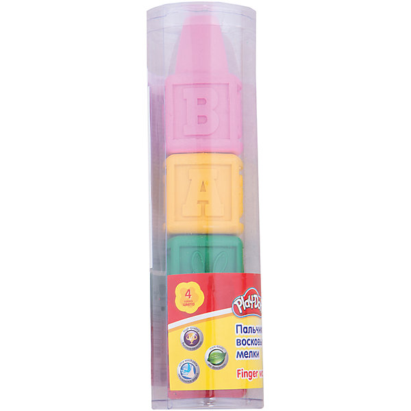 

Play-Doh Восковые мелки для самых маленьких 4 шт. Размер 14 х 3,7 х 3,7 см.