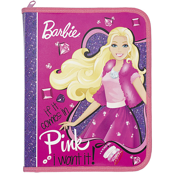 

Папка для тетрадей Kinderline "Barbie"