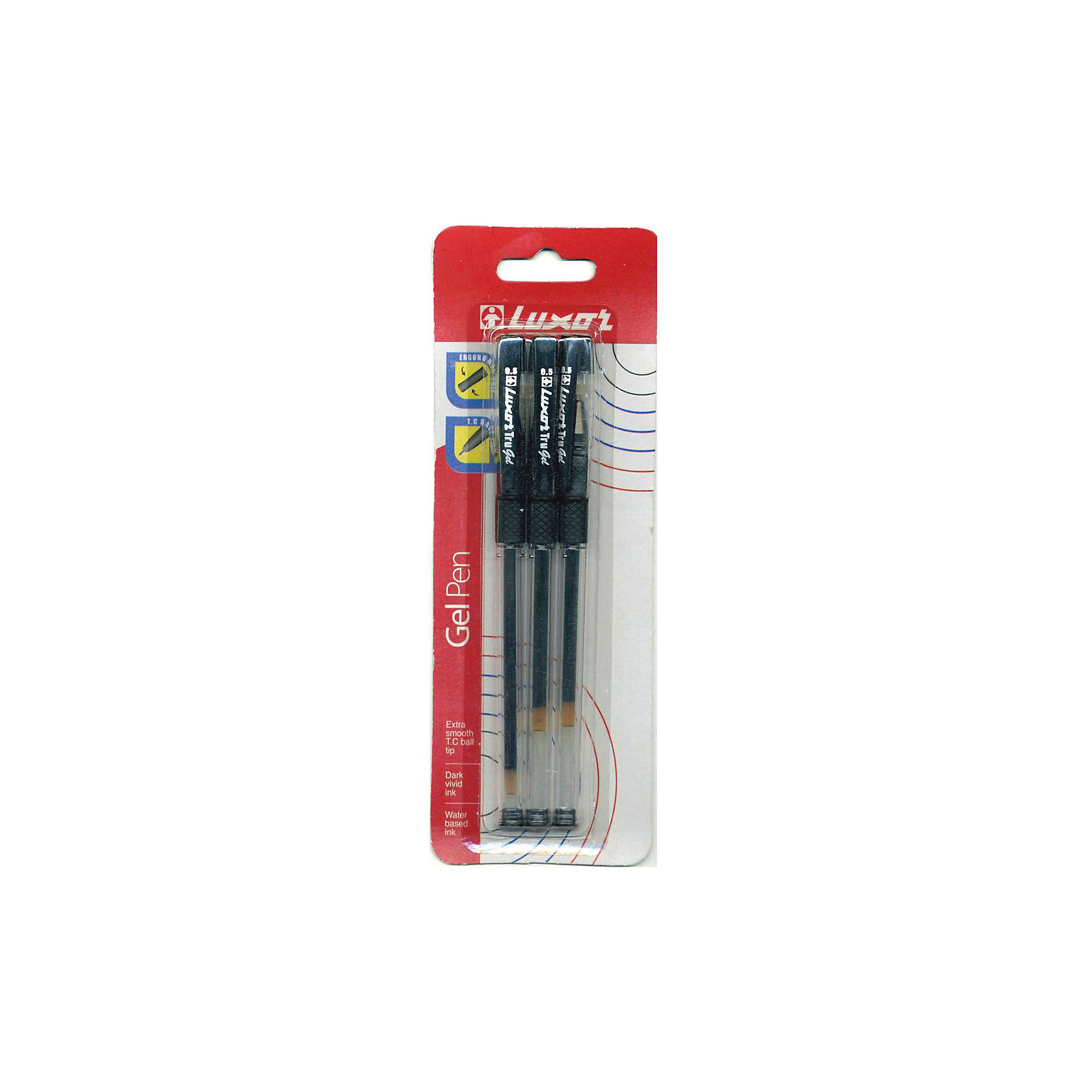 

Ручки Tru Gel 3 штуки 0,3мм черные
