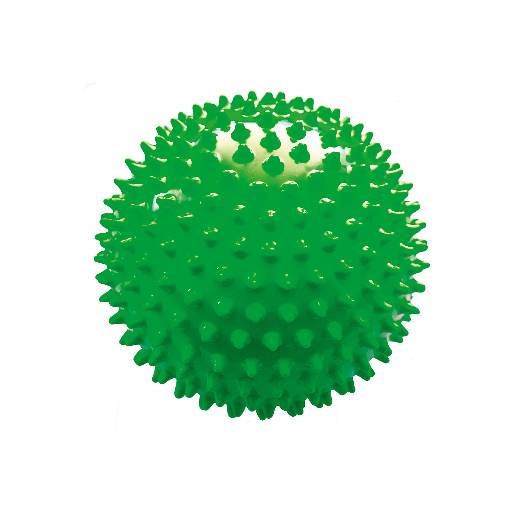 фото Мяч ёжик зеленый, 6,5 см, МалышОК