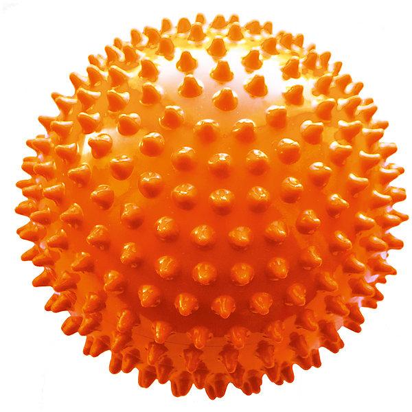 

Мяч ёжик оранжевый, 6,5 см, МалышОК