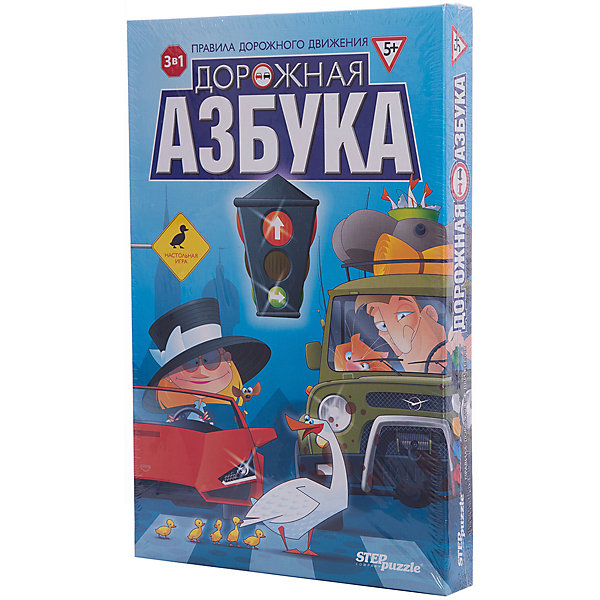 фото Настольная игра "Дорожная азбука", Step Puzzle Степ пазл