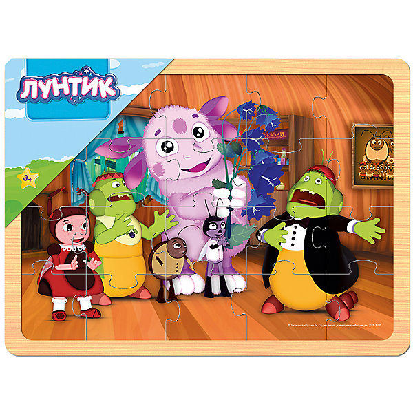 

Игра из дерева "Лунтик", Step Puzzle