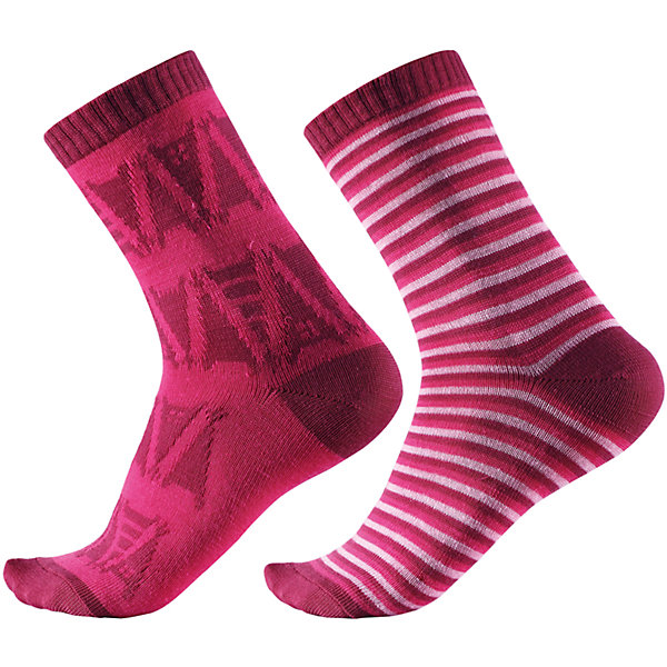 

Носки Reima Strum, 2 пары для девочки, Розовый