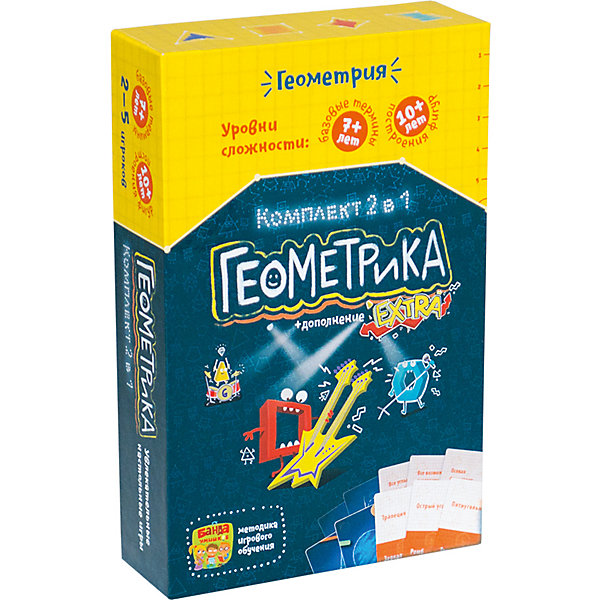 

Развивающая игра "Геометрика" Банда Умников (2 игры, Развивающая игра "Геометрика" Банда Умников (2 игры)