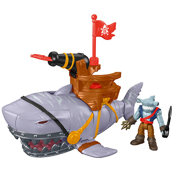 

Набор Капитан Немо и скат Mega Mouth Shark, Fisher Price, Imaginext