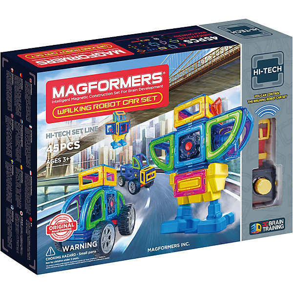 

Магнитный конструктор Walking Robot Car Set 45, MAGFORMERS