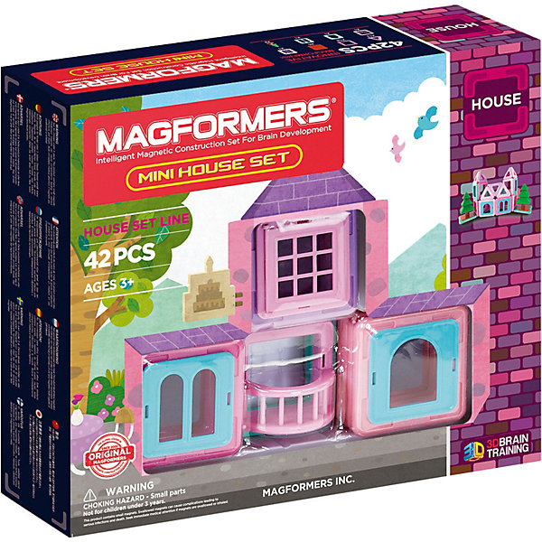 Магнитный конструктор MAGFORMERS Mini House Set 42 6992494