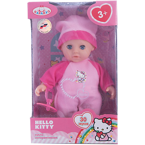 

Пупс Карапуз "Hello Kitty", озвученный, мягкое тело, 20 см