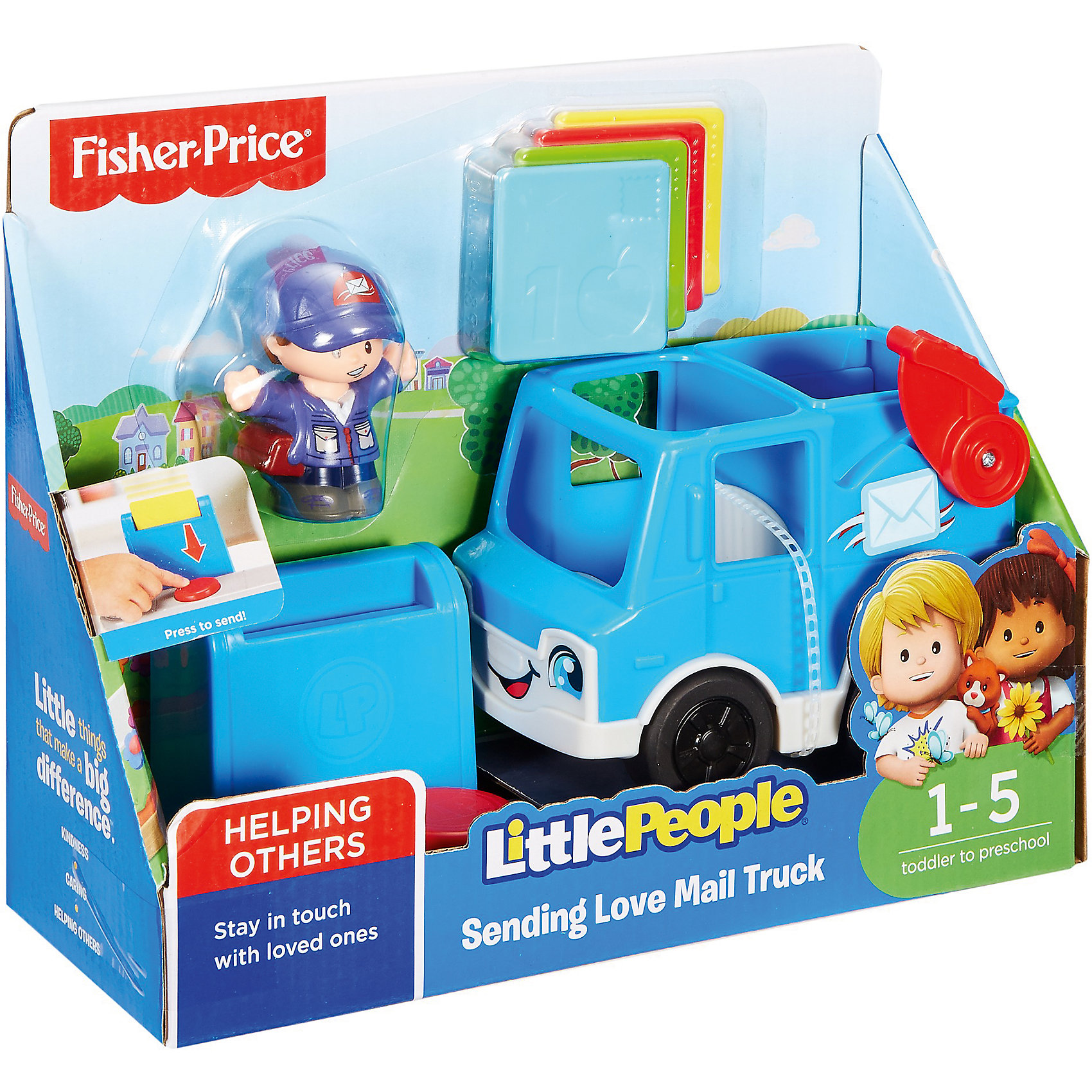 фото Транспортное средство Fisher-Price Little People Sending Love Mail Truck Mattel