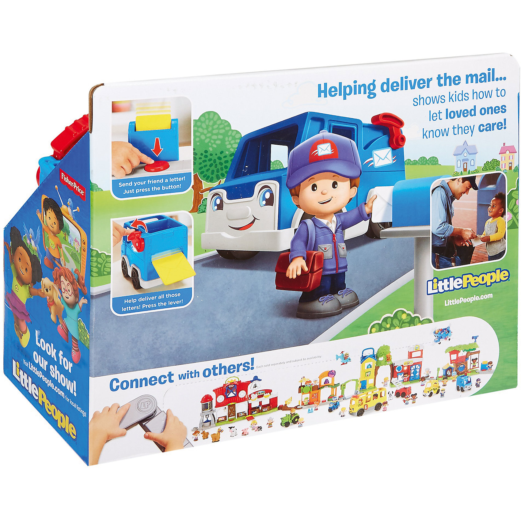 фото Транспортное средство Fisher-Price Little People Sending Love Mail Truck Mattel