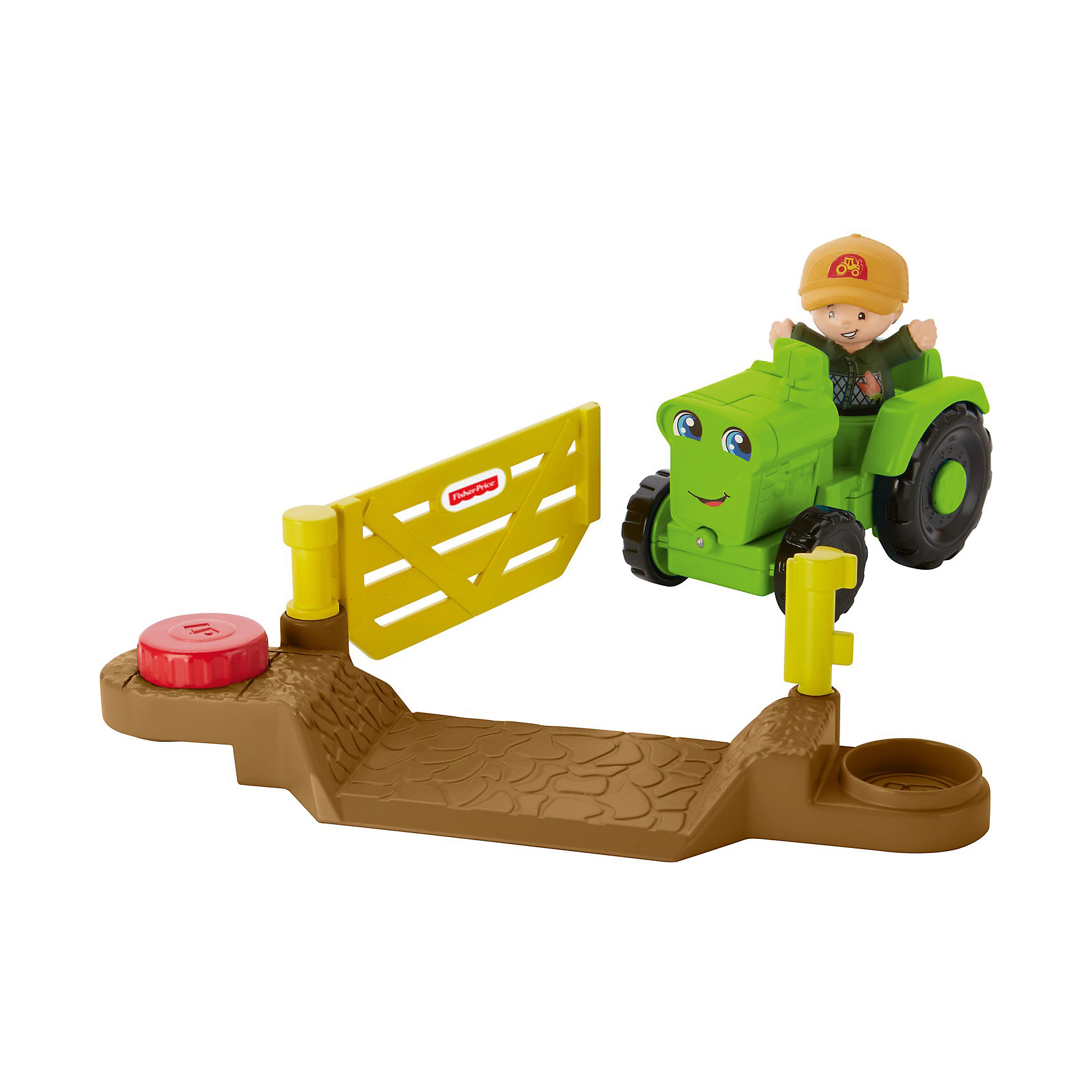 фото Транспортное средство Fisher-Price Little People Helpful Harvester Tractor Mattel