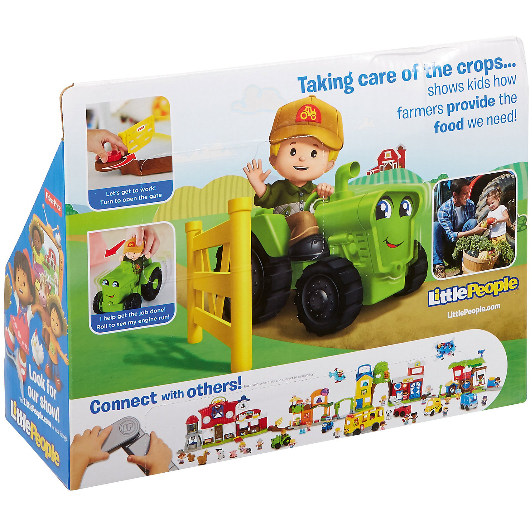 фото Транспортное средство Fisher-Price Little People Helpful Harvester Tractor Mattel