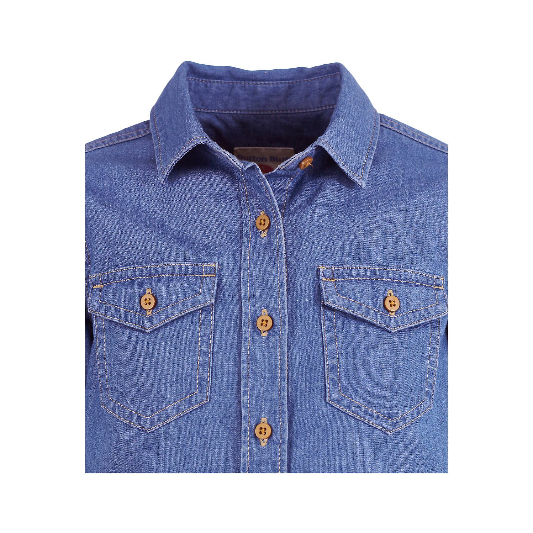 фото Джинсовая рубашка Button Blue